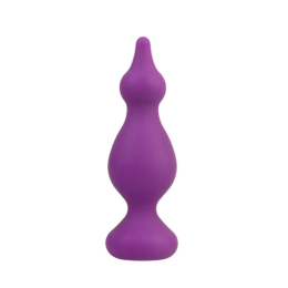 Анальна пробка Adrien Lastic Amuse Medium Purple (M) з двома переходами, макс. діаметр 3,6 см - фото