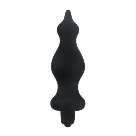 Анальна пробка з вібрацією Adrien Lastic Bullet Amuse Black, макс. діаметр 3,9 см - фото