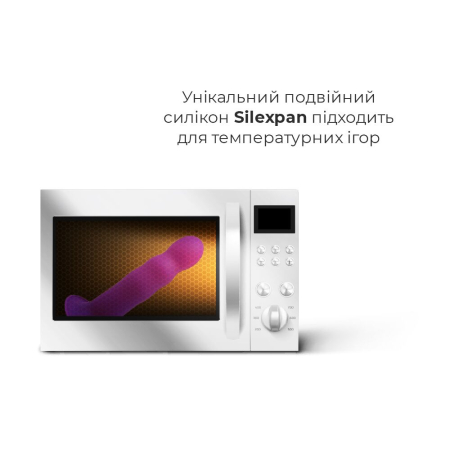 Дилдо з присоскою Adrien Lastic Hitsens 3 Purple, відмінно для страпона, діам. 4,1см, довжина 18,2см №4