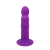Дилдо з присоскою Adrien Lastic Hitsens 3 Purple, відмінно для страпона, діам. 4,1см, довжина 18,2см 