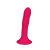 Дилдо з присоскою Adrien Lastic Hitsens 4 Pink, відмінно для страпона, діаметр 3,7см, довжина 17,8см - фото