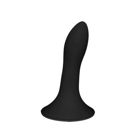 Дилдо з присоскою Adrien Lastic Hitsens 5 Black, відмінно для страпона, діаметр 2,4 см, довжина 13см 