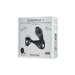 Насадка на член з вібрацією Adrien Lastic Gladiator з пультом LRS розмір F, два мотори - - фото №7