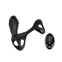 Вібронасадка на член Adrien Lastic Gladiator з пультом LRS, стимуляція клітора та точки G, 2 мотори - фото