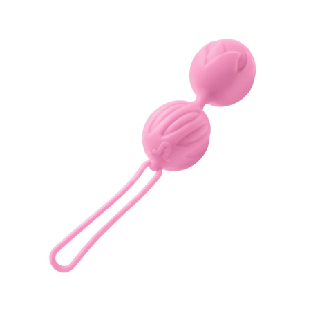 Вагінальні кульки Adrien Lastic Geisha Lastic Balls Mini Pink (S), діаметр 3,4 см, маса 85 г - фото