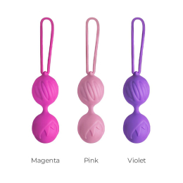 Вагінальні кульки Adrien Lastic Geisha Lastic Balls Mini Pink (S), діаметр 3,4 см, маса 85 г - - фото №4