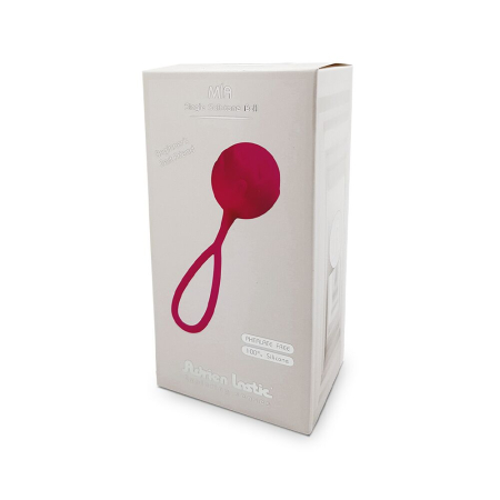 Вагінальні кульки Adrien Lastic Geisha Lastic Balls M?a Magenta (L), діаметр 4 см, маса 42 г - фото №3