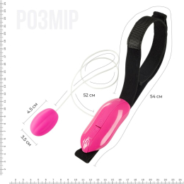 Виброяйце Adrien Lastic Playball для стимуляції точки А, з турборежимом, кріплення до ноги - - фото №2