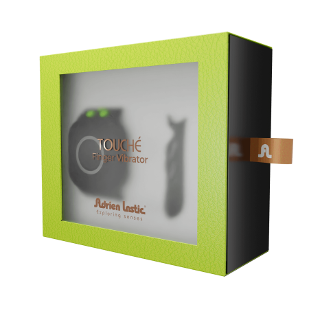 Вібратор на палець Adrien Lastic Touche (L) для глибокої стимуляції з пультом керування на руці - фото №4