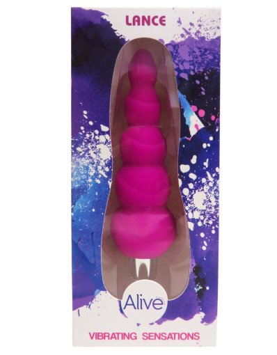 Анальний вібростимулятор Alive Lance, силікон, макс. діаметр 2,9 см (передостання кулька) - фото №2