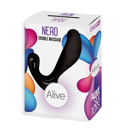 Найдешевший масажер простати Alive Nero для новачків, силікон і пластик, відмінно для старту - фото №2