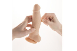 Фалоімітатор з вібрацією і ротацією Alive Cesar Vibro Plus FutureSkyn, діаметр 3,5 см, реалістичний - - фото №2