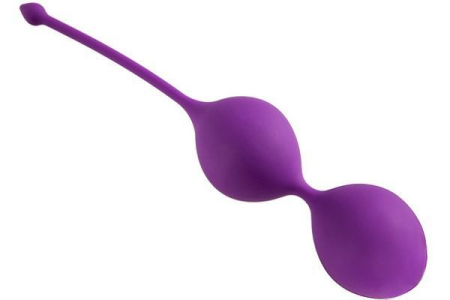 Вагінальні кульки Alive U-Tone Balls Purple, діаметр 3,5 см, вага 77 г - фото