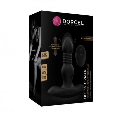 Анальна пробка з вібрацією та пульсацією Dorcel DEEP STORMER - фото №6