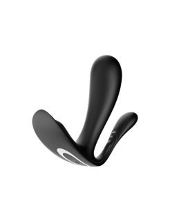 Подвійний смарт-вібратор у трусики Satisfyer Top Secret+ Black - фото