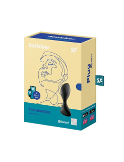 Анальна смарт-пробка з вібрацією Satisfyer Trendsetter Black - - фото №4