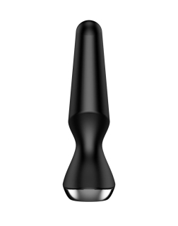 Анальна смарт-вібропробка Satisfyer Plug-ilicious 2 Black - - фото №4