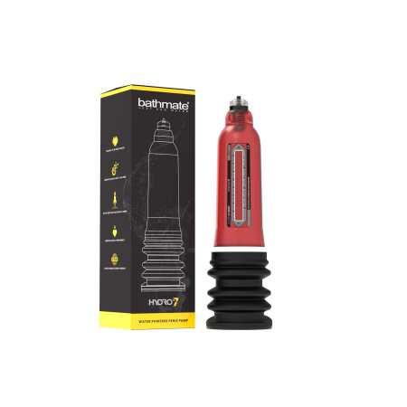 Гідропомпа Bathmate Hydro 7 Red, для члена довжиною від 12,5 до 18 см, діаметр до 5 см - фото №3