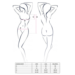 Боді монокіні Passion ADARA BODY L/XL, red - - фото №3