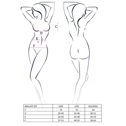 Костюм зайчика Passion MALLOY SET XXL/XXXL, трусики, топік і вушка - - фото №3