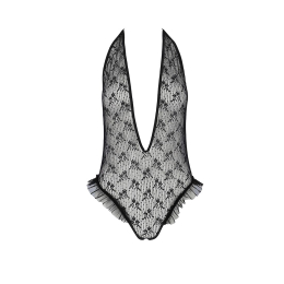 Боді монокіні з глибоким декольте Passion OTAVIA BODY L/XL, black - - фото №3