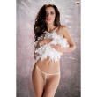 Трусики мікро стрінги Passion MT003 white - фото №2