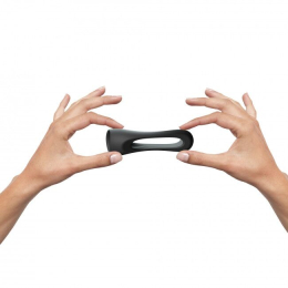 Ерекційне кільце подвійне Love To Love FLUX RING - BLACK ONYX - - фото №4