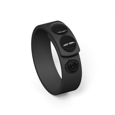 Регульоване ерекційне кільце на кнопках Love To Love HERO RING - BLACK ONYX - фото