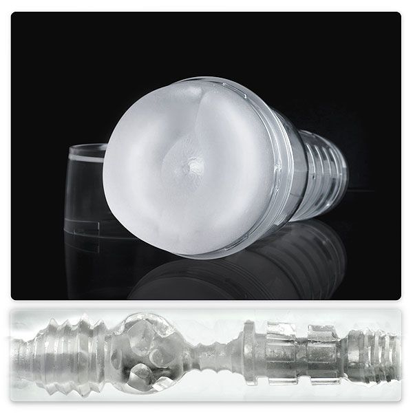 Мастурбатор попа Fleshlight Ice Butt Crystal полупрозорий корпус - фото