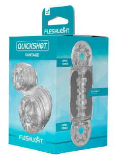 Мастурбатор Fleshlight Quickshot Vantage, компактний, чудово для пар і мінету - - фото №7