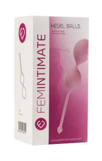 Вагінальні кульки Femintimate Kegel Balls, діаметр 3,5 см, маса 77 г - - фото №2