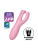 Кліторальний смарт-вібратор Satisfyer Threesome 4 Pink з трьома пальчиками - фото