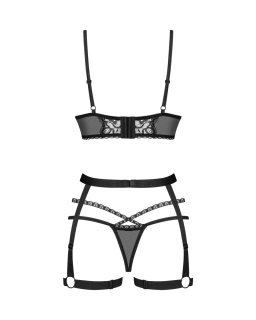 Комплект Obsessive Blomentis 3-pcs set XL/2XL - - фото №4