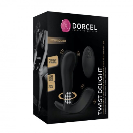 Універсальний вібратор з перлинним масажем Dorcel TWIST DELIGHT - фото №9