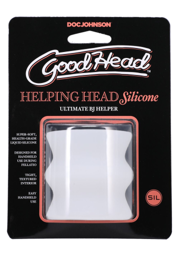 Мастурбатор Doc Johnson GoodHead - Helping Head Silicone - фото №4