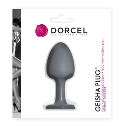 Анальна пробка Dorcel Geisha Plug з кулькою всередині, створює вібрації, макс. діаметр 3,2см - - фото №2