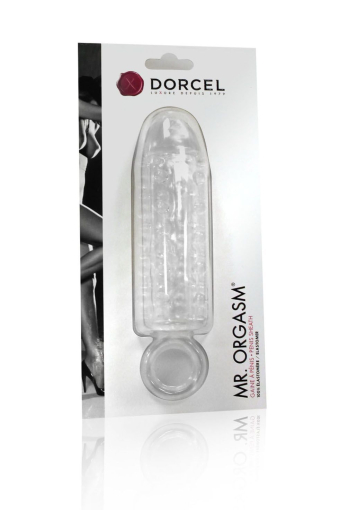 Насадка на член Dorcel Mr. Orgasm з кільцем для мошонки, ультрастимулювальний рельєф - фото №3