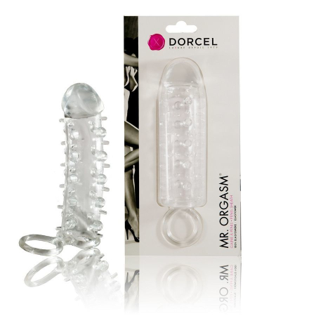 Насадка на член Dorcel Mr. Orgasm з кільцем для мошонки, ультрастимулювальний рельєф - фото №4