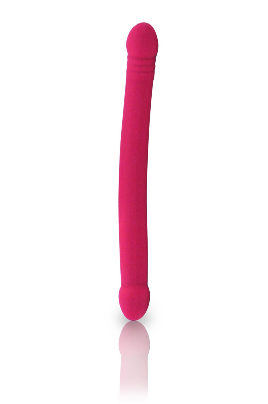 Фалоімітатор двосторонній Dorcel Real Double Do Magenta, діаметр 4 см, довжина 42 см 