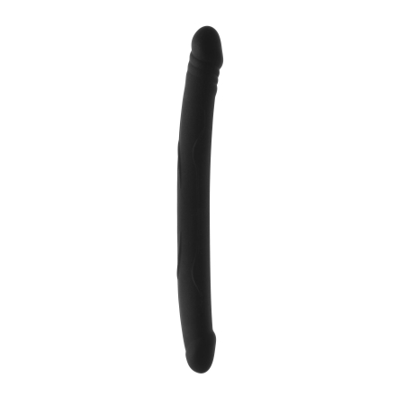 Фалоімітатор двосторонній Dorcel Real Double Do Black, діаметр 4 см, довжина 42 см - фото