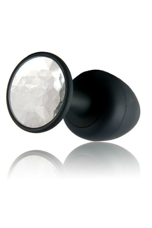 Анальна пробка Dorcel Geisha Plug Diamond M з кулькою всередині, створює вібрації, макс. діам. 3,2см - фото