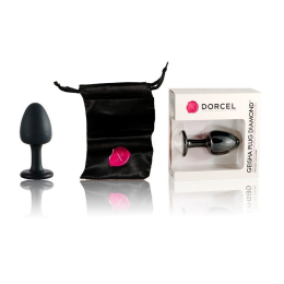 Анальна пробка Dorcel Geisha Plug Diamond M з кулькою всередині, створює вібрації, макс. діам. 3,2см - - фото №4