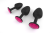 Анальна пробка Dorcel Geisha Plug Ruby L з кулькою всередині, створює вібрації, макс. діаметр 4 см - фото