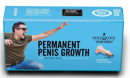 Екстендер для збільшення члена Male Edge Basic, ремінцевий, маса всього 65 г, міцний пластик - фото №5