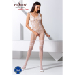 Бодістокінг Passion BS069 white, комбінезон, імітація панчох і боді - фото №2