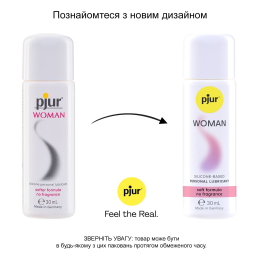 Змазка на силіконовій основі pjur Woman 30 мл, без ароматизаторів та консервантів спеціально для неї - - фото №3