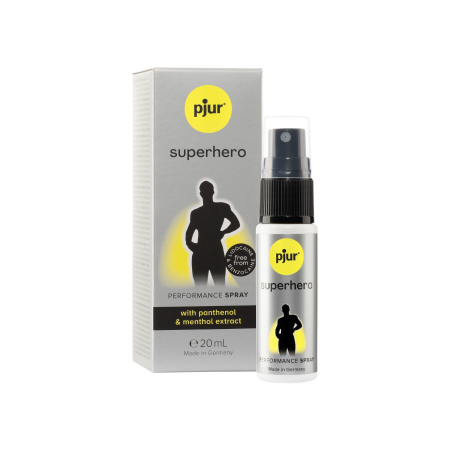 Пролонгувальний спрей pjur Superhero Spray 20 мл, всотується в шкіру, натуральні компоненти - фото №4