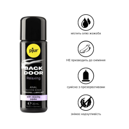 Анальна змазка pjur backdoor anal Relaxing jojoba silicone 30 мл на силіконовій основі з жожоба - - фото №2