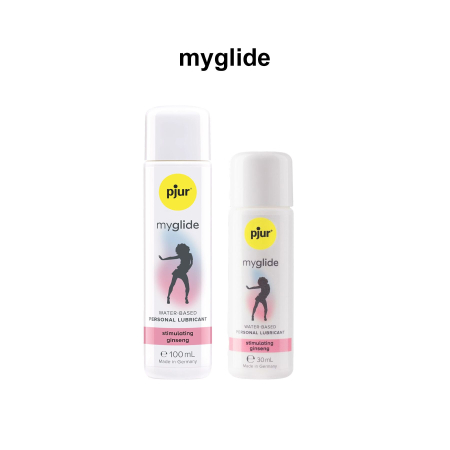 Збуджувальна змазка на водній основі pjur my glide 30 мл, з женьшенем, зігріває - фото №4