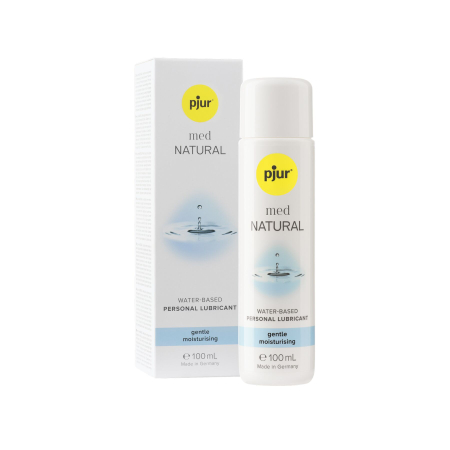 Лубрикант на водній основі pjur MED Natural glide 100 мл спеціально для сухої та чутливої ??шкіри - фото №4